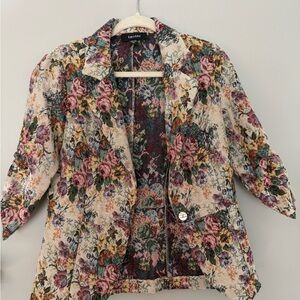 Karen Kane Floral Blazer
